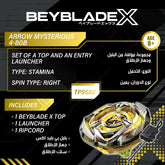 Beyblade X Launcher Arrow Mysterious 4-80B